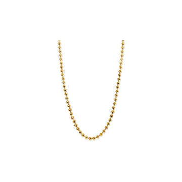 3MM 300 Moon Link Yellow Gold Chain .925 Sterling Silver Sizes 7"-30" Inches